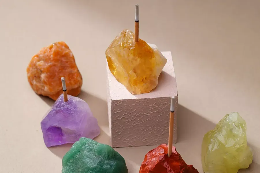 Healing Crystal Incense Holder