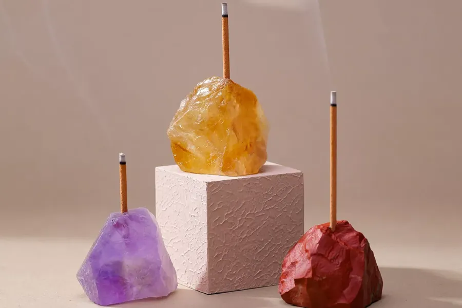 Meditation Crystal Incense Burner
