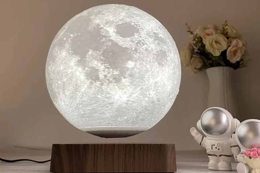 Magnetic Floating Moon Light