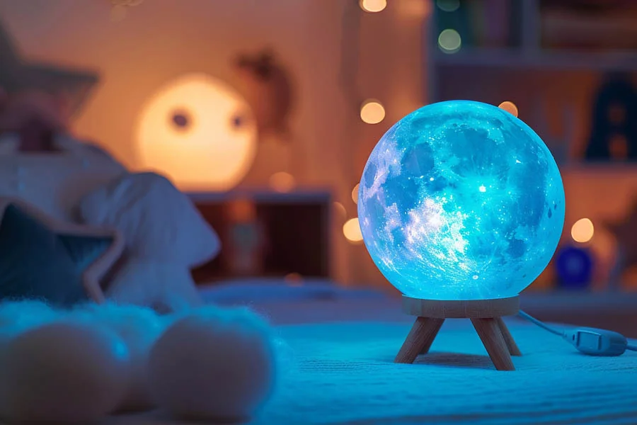 Magnetic Floating Moon Light