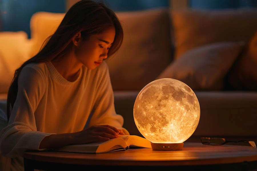 Floating Lunar Table Lamp